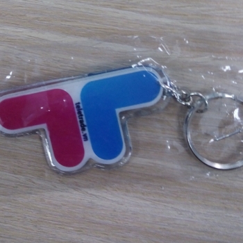 Móc khóa nhựa trong