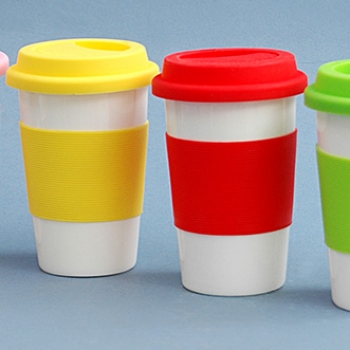 Ly sứ Eco nắp silicon cách nhiệt